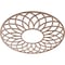 Ekena Millwork Cannes Wood Fretwork Pierced Ceiling Medallion, Wood (Paint Grade), 28"OD x 9 5/8"ID x 3/8"T CMWP28X28X0375CNMF - alternate 5